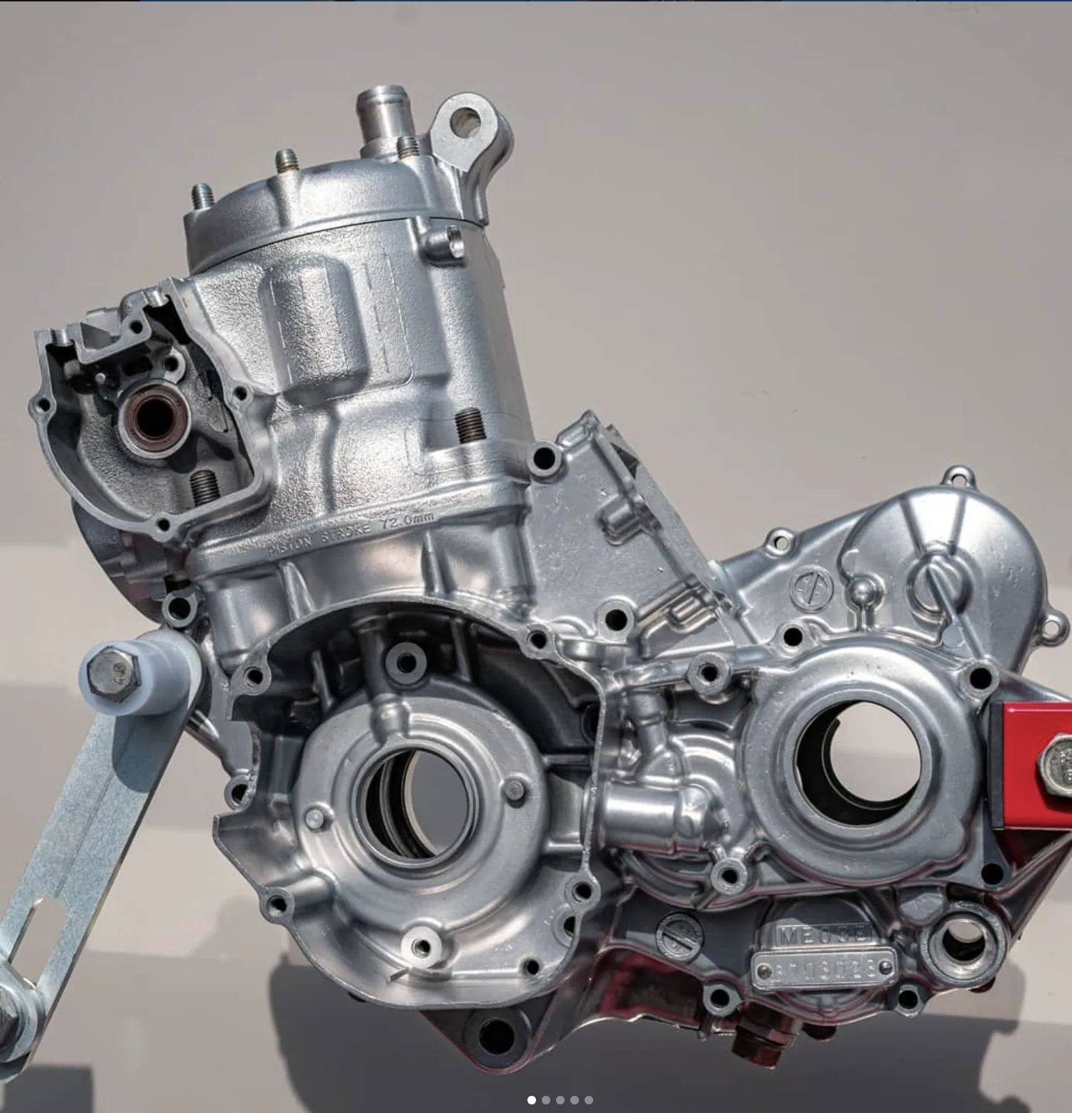 Двигатель Honda CR-250 после аквабластинга